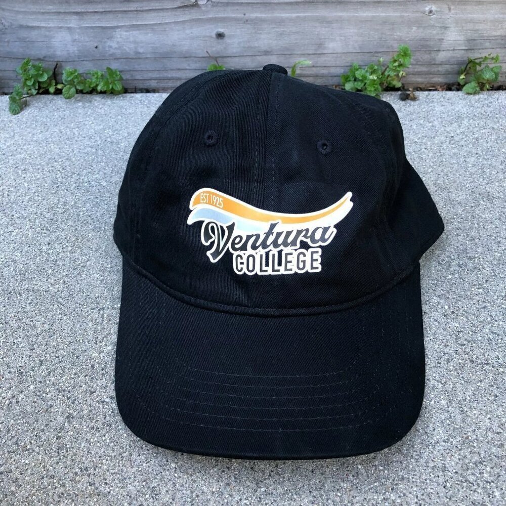 ECONSCIOUS Ventura College Baseball Hat Mens Black Adjustable Cap Organi…​​​
